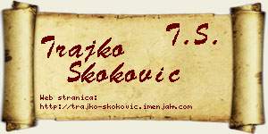 Trajko Skoković vizit kartica
